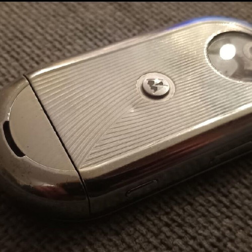 Motorola Aura used silver mobile phone