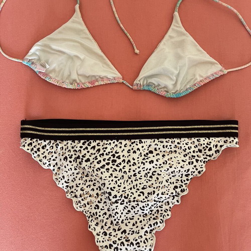 Vintage Miss Naory & H&M Swimwear Set with Sarong Y2K used