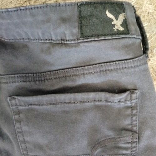 American Eagle pants like new, size US 8, black and gray