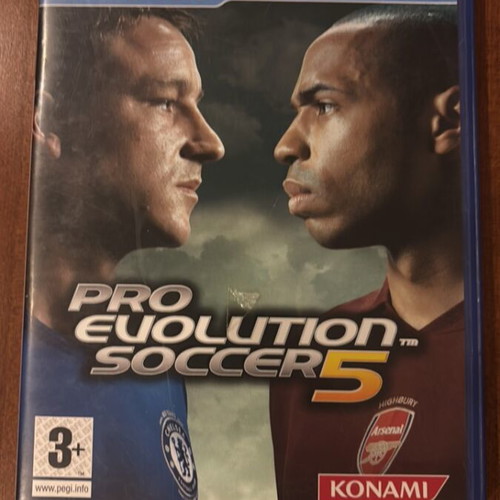 Pro Evolution Soccer 5 PS2 game used, complete with manual