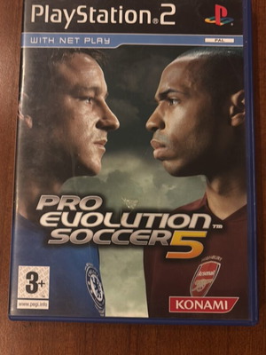 Pro Evolution Soccer 5 PS2 game used, complete with manual
