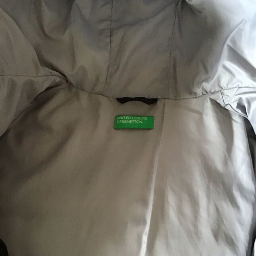 Benetton jacket for boys 8-12 years like new, black