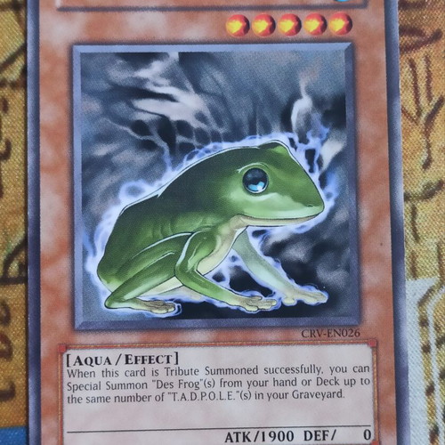 Des Frog Effect Monster Yu-Gi-Oh! card like new