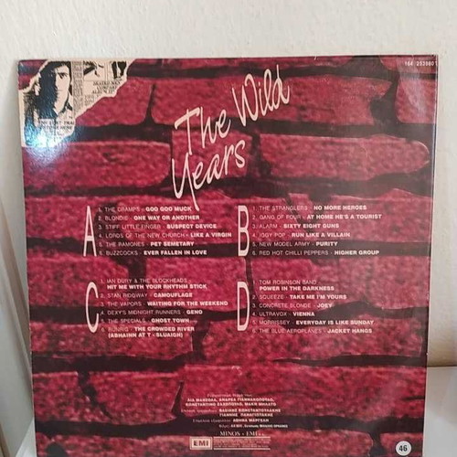 The Wild Years double vinyl used, rock