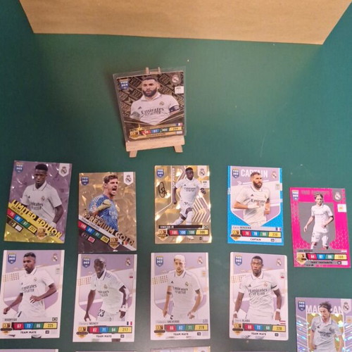 Panini Real Madrid cards used, pack of 15 cards