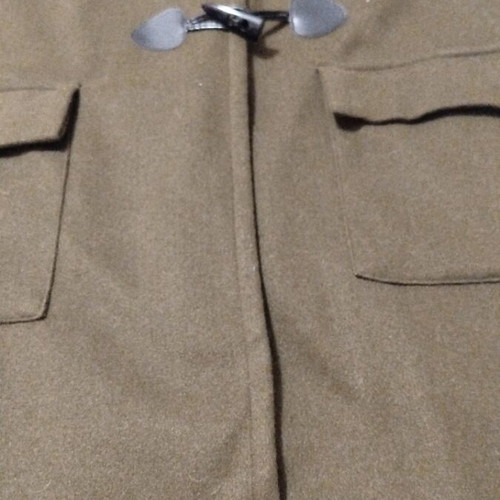 Shein Montgomery Coat with Hood New, Olive Color