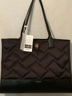 Kurt Geiger London shoulder bag new with quilted design and eagle emblem