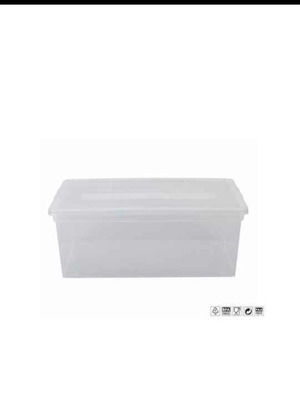 Storage boxes with lid new, pack of 12 pieces