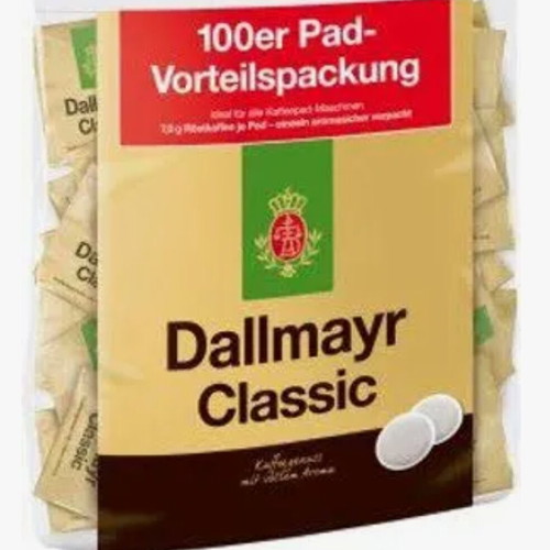 Dallmayr Classic 100 Pads for Senseo new