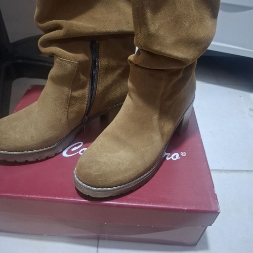 Commanchero Castor Leather Anatomical Boots Size 37 Like New Brown