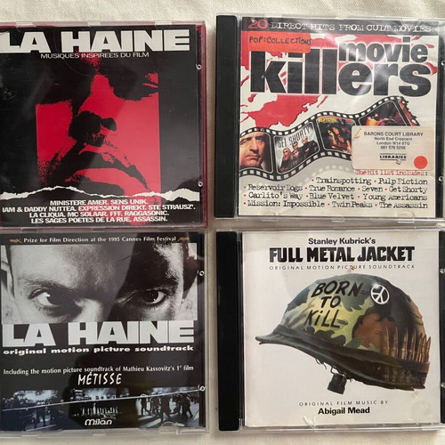 Movie Soundtracks CDs like new, cult movie pack