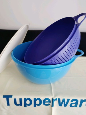 Medium bowl 4.3 liters and multipurpose colander 3.75 liters new
