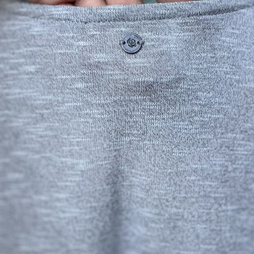 Lululemon thin cardigan with silver details, grey, size M
