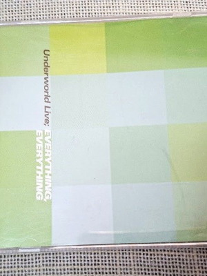 Underworld Everything, Everything (Underworld Live) CD, electronic