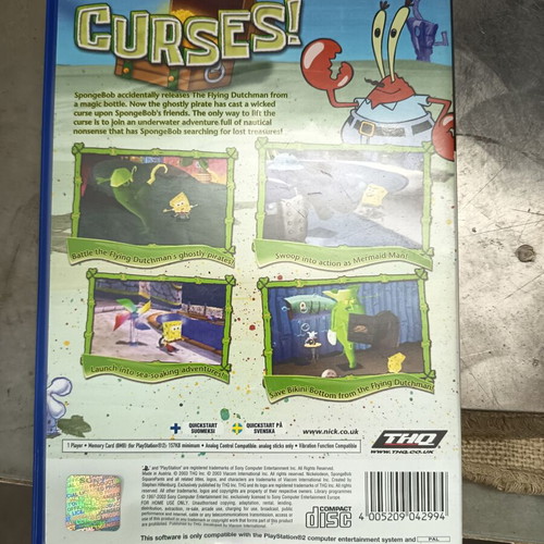 SpongeBob Revenge of the Flying Dutchman PlayStation 2 game used