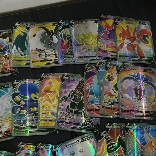 Pokemon Flash V and V-Max card collection, set of 60