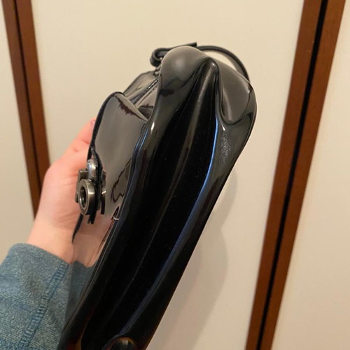 Thiros vintage shoulder bag used, black, small