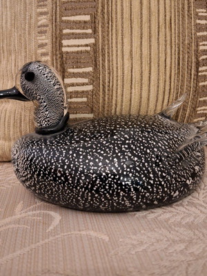Collectible glass duck new