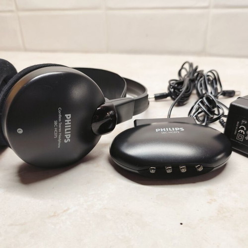 Philips SBC HC075 Wireless Headphones like new Full Set