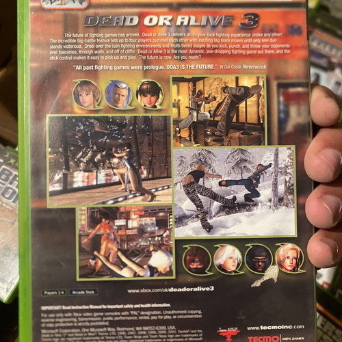 Dead or Alive 3 Xbox game
