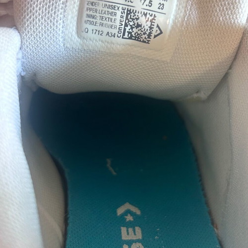 Converse El Distrito 2.0 Ox white sneakers size 37.5