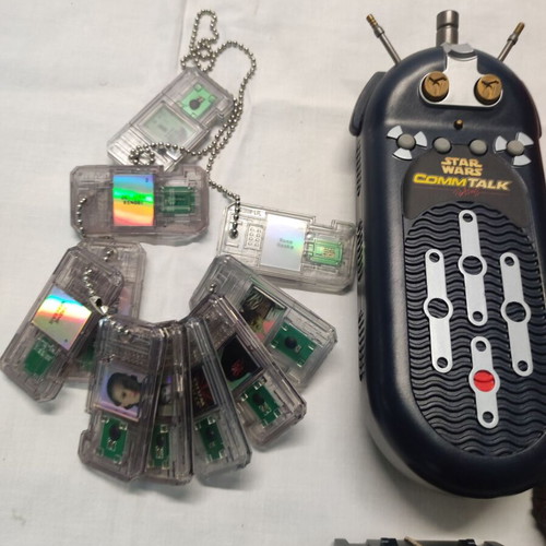 Star Wars figure set and Comm Talk device like new