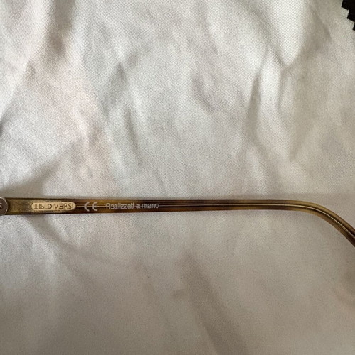 Eyeglass frames used, brown, for myopia