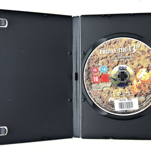 Friday The 13th Part V A New Beginning DVD used with Greek subtitles