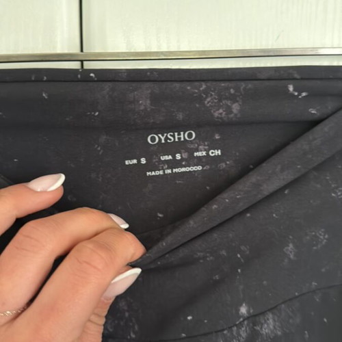 Oysho leggings black like new, size S