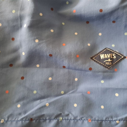 Waves Polo men's swim shorts like new, size XXL, blue multicolor