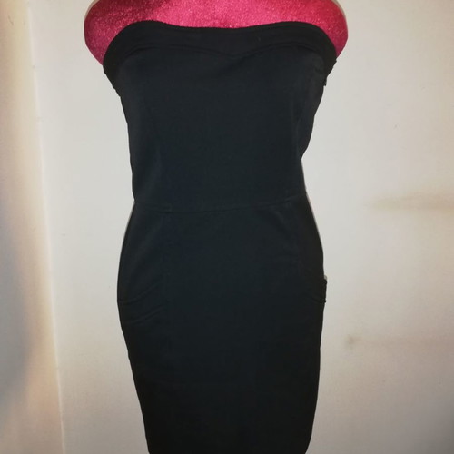 Strapless dress TRF used, size Medium, black