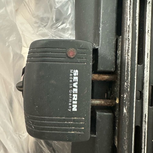 Severin BBQ 2300W with cast iron coated grill used