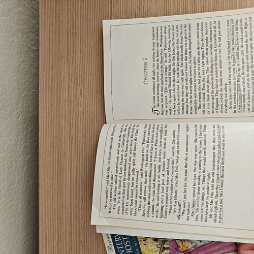The Canterville Ghost English book used with activity book