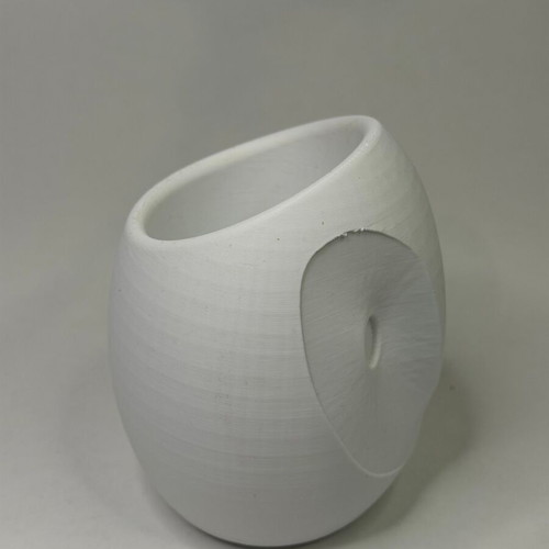 Owl 3D Printed Planter Medium, minimal decor, made to order