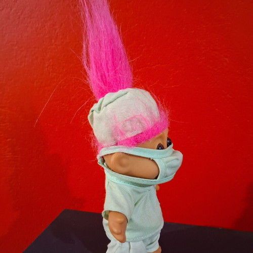 Vintage Troll Surgeon doll like new from 1991-1992 by Russ Berrie
