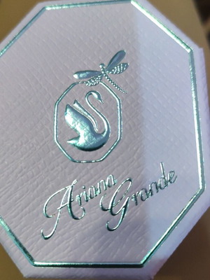 Set Swarovski κολιέ και σκουλαρίκια σχέδιο Ariana Grande 2026 καινούργιο