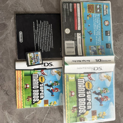 Nintendo DS New Super Mario Bros Pal Edition Complete In Box used