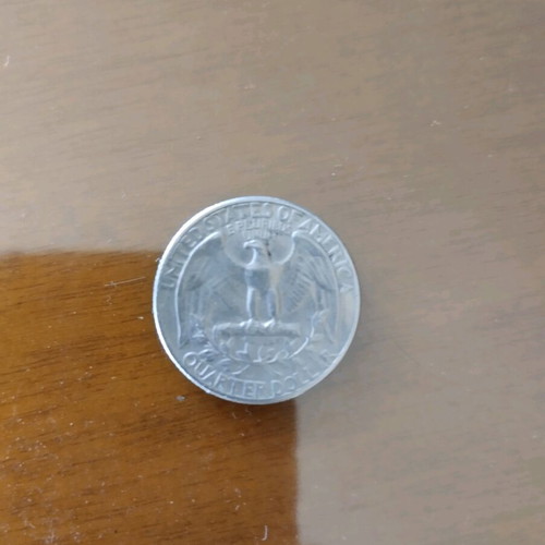 Quarter dollar 1967 in excellent condition
