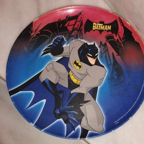 Plastic Batman plate used, very good condition