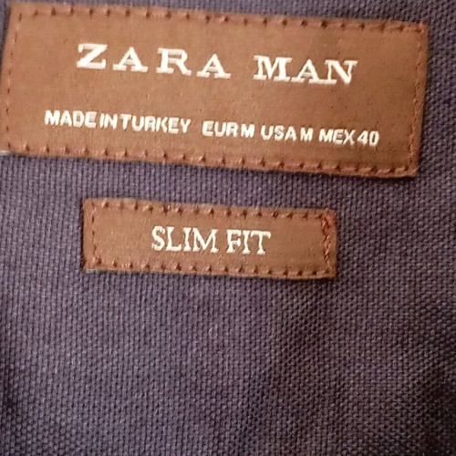 Zara men's shirt blue like new, size M