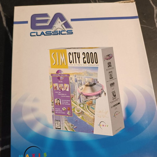 Sim City 2000 for PC used, original with box and contents