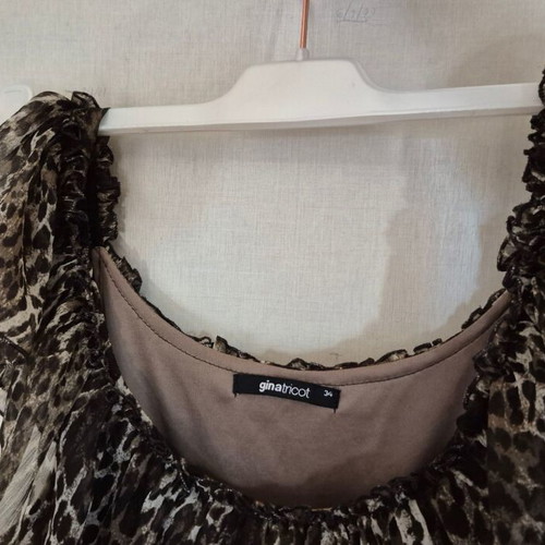 Gina Tricot Leopard Dress Medium Like New