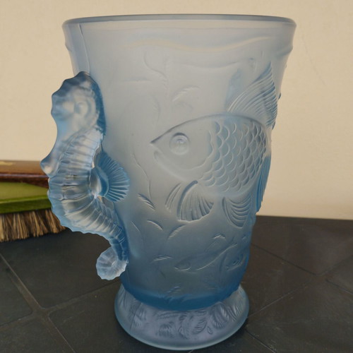 Josef Inwald Barolac Seahorse vase like new
