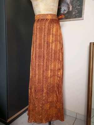 Φούστα Toi & Moi maxi κρουαζέ καινούργια, πορτοκαλί, ν. M/L