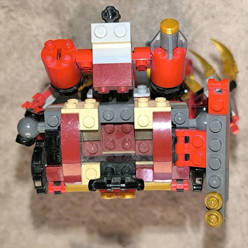 Lego 9448 Ninjago Rise of the Snakes Samurai mech used with missing parts