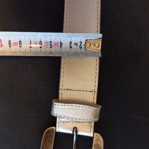 Azade silver leather belt like new