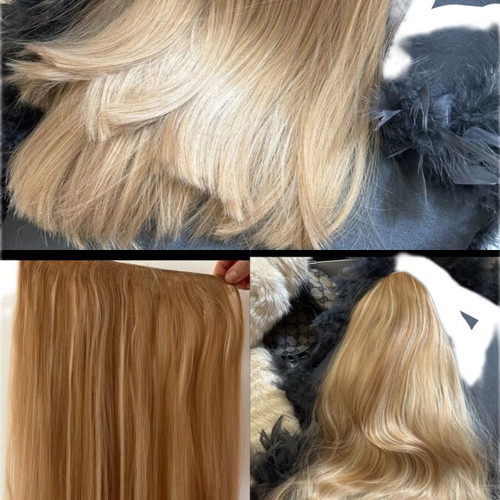 Hair extensions set of 3, like new, various types and lengths