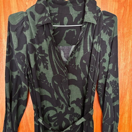 Zara dress medium like new, green-black