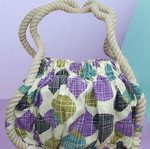 Large statement handbag multicolored new