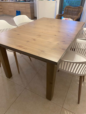 Ikea table used with minor marks
